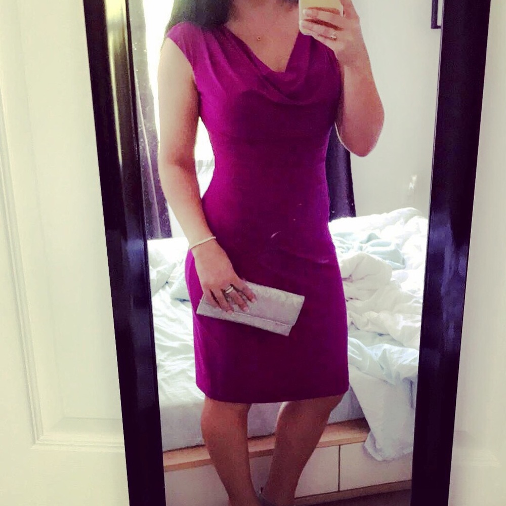 Purple tight Ralph Lauren dress - Size 8